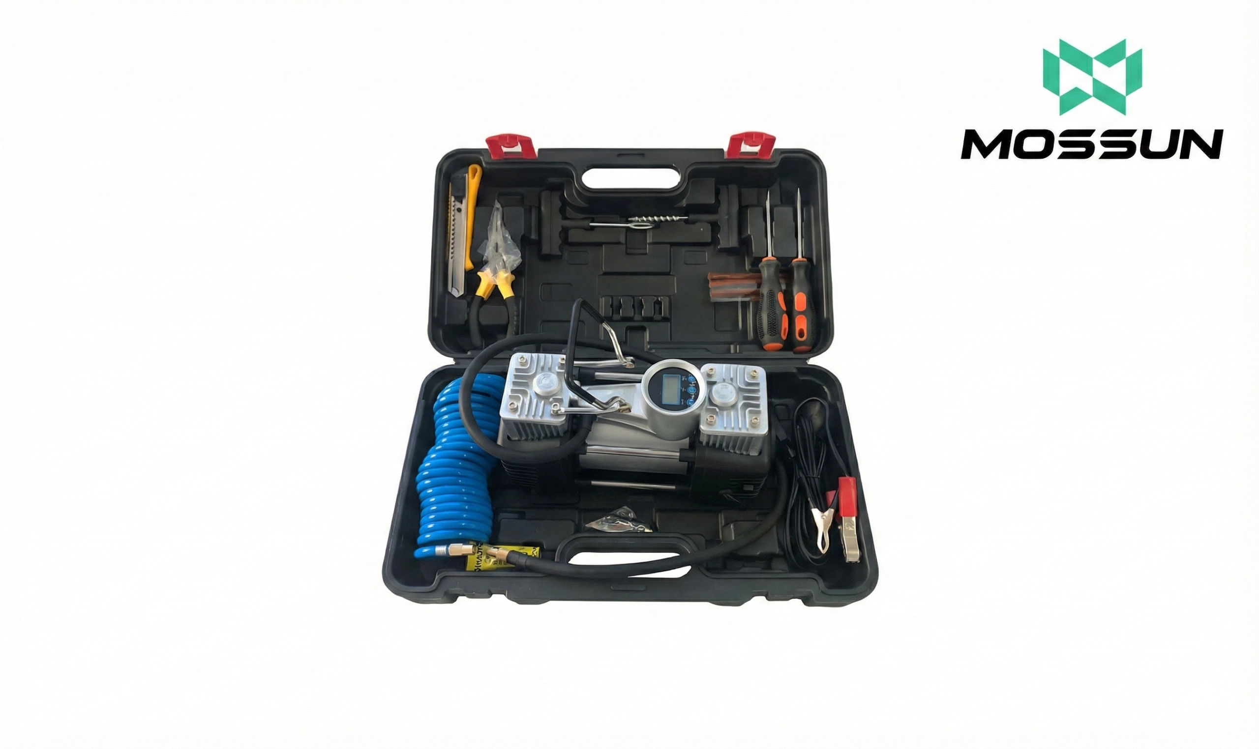 Double Cylinder Air Compressor With Tools Series